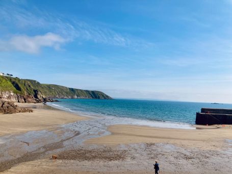 "Lovely and still Cornish beach"